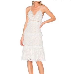 Women’s Saylor‎ Andra Midi Dress in Ivory size XS